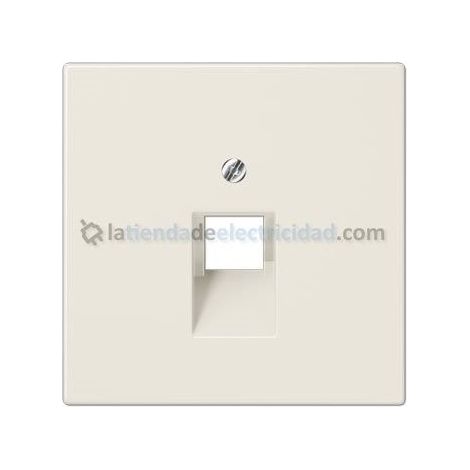 Tapa para toma de teléfono o datos RJ11-RJ45 MARFIL JUNG LS 969-1 UA
