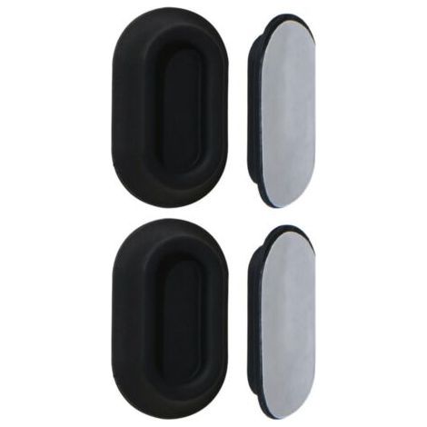 1 Pair Adhesive Silicone Wall Remote Control Holders for TVs and Electronic Devices (1/4)