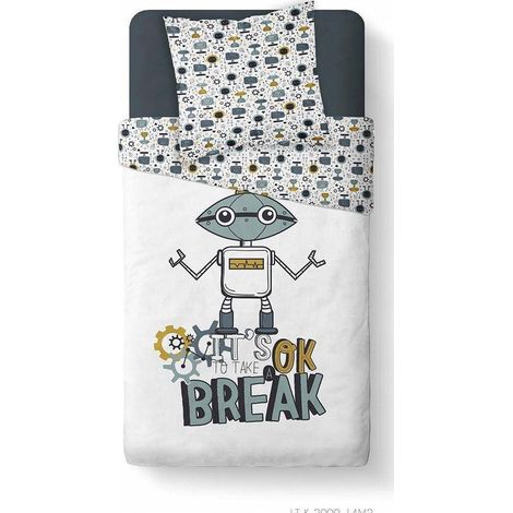 Today Completo letto per bambini multicolore 140x200 cm cotone