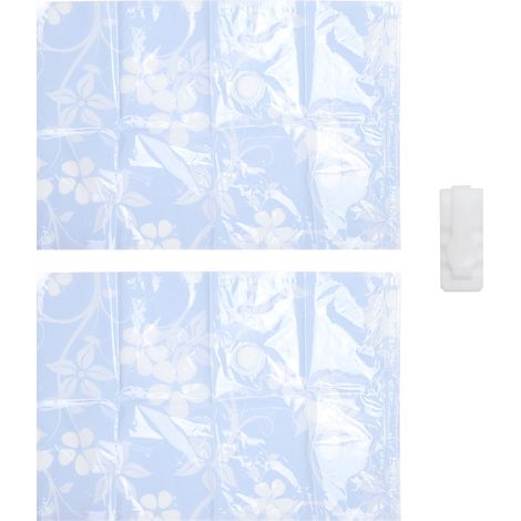 Lot de 2 sacs de rangement sous vide transparents pour couverture de voyage ou vêtements, format 40 x 60 cm.-AquaForge