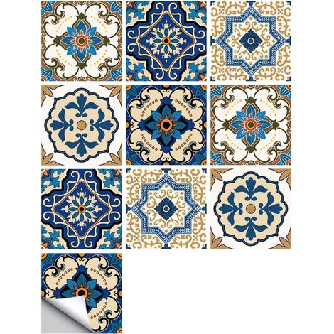 Autocollants de carrelage style rétro -étanche-1515centimètre (1/5)