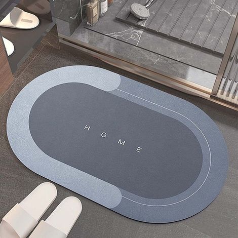 Tapis De Bain Absorbant à Séchage Rapide En Diatomite Kieselguhr (1/5)