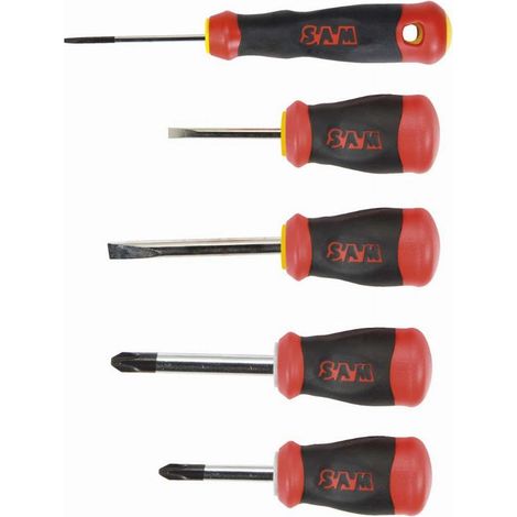 Set di 5 cacciaviti s1 tom inch phillips slot SAM - TJ5