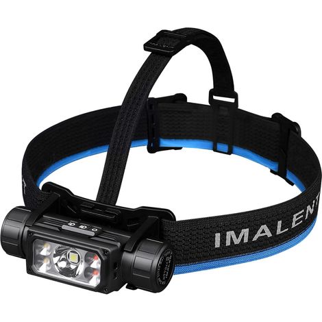 HT70 Lampe Frontale LED Puissante 3500 Lumens, Rechargeable Type-C, Lumière Rouge/Chaude, Courroie Réfléchissante, Étanche – Idéale pour chantier, Industrie, Camping et Activités Extérieures (1/5)