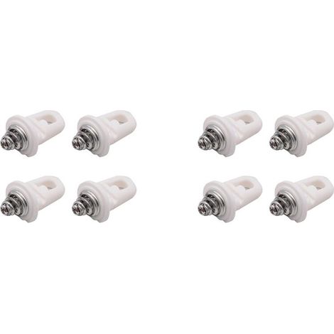 Set di 8 clip di fissaggio per paraurti anteriore 743712, adatto per Peugeot 407, 407SW, 607 e C5.