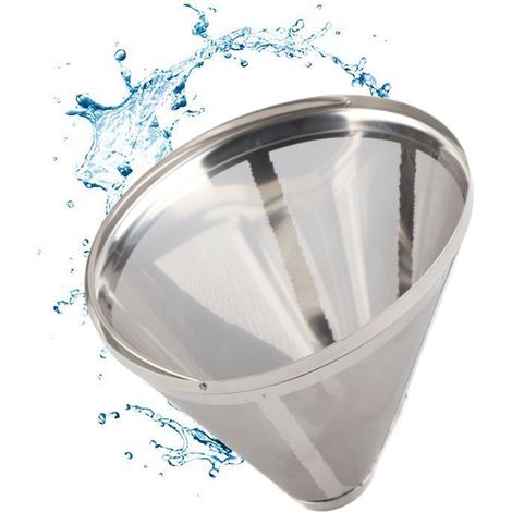 Filtro per caffè in carta a cestello in acciaio inox, filtro per caffè senza tè (1/5)
