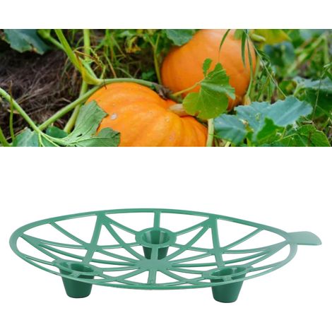Ein Set aus 10 Gartenobstschalen, Wassermelonenständern für Zuhause, Fäulnisschutzstützen für Gartenobst, grün. (1/5)