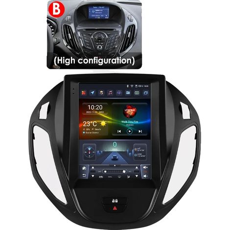 Sistema multimediale, sistema di navigazione, compatibilità con smartphone, compatibile con Ford Tourneo Transit 2012 - 2023, B-S6 (8 core-6G 64G) (1/2)