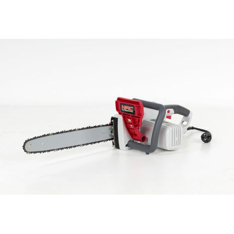 Sierra eléctrica 2400W, motosierra para cortar madera y setos, barra guía de 40 cm, cadena OREGÓN, freno de cadena en 0,12s, lubricación automática (1/3)