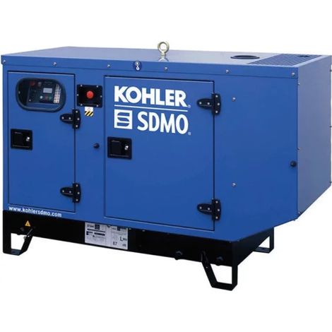 Sdmo – Groupe électrogène industriel 22kVA – Diesel – Monophasé – Démarrage électrique – Autonomie 12h – Puissance sonore 75dB