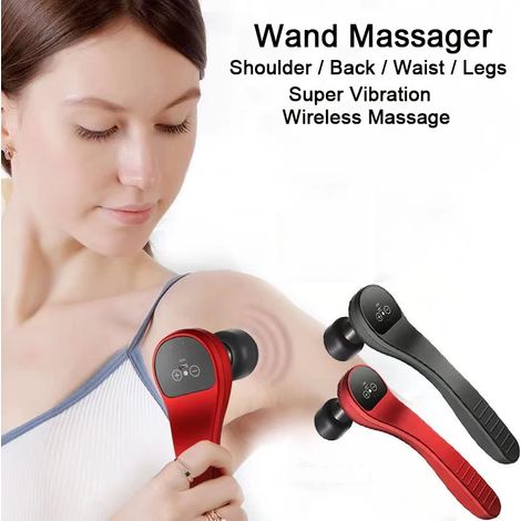 Filiyano-Mini appareil de massage vibrant pour la relaxation musculaire et le fascia, rouge, 19 x 14 x 5 cm (1/5)
