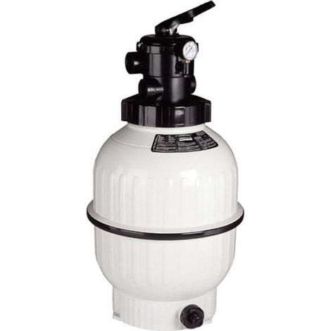 Astralpool – Filtre à sable 600 mm 14 m³/h – Capacité sable 150 kg – Vanne 6 voies – Résine thermoplastique – Pour piscines jusqu'à 56 m³