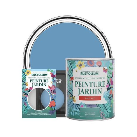 Peinture Jardin, Finition Brillante - Bleuet (1/3)