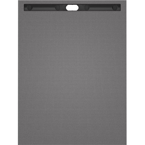 Wedi – Receveur de douche à carreler rectangulaire 1200x800mm – Écoulement linéaire excentré – Pente continue pour pose de grands carreaux