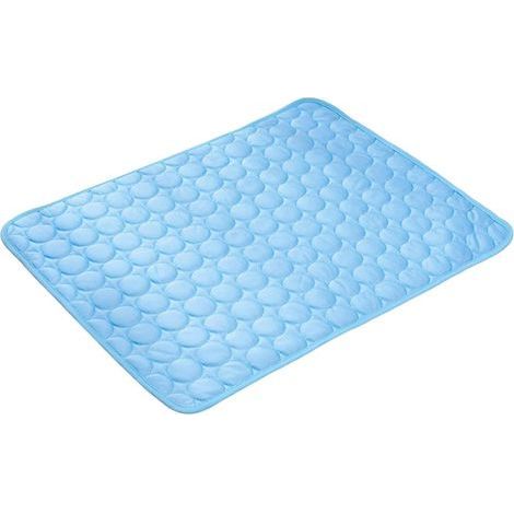 Tapis rafraîchissant pour animal de compagnie – Coussin en soie glacée – Couverture respirante pour chien Couche confortable lavable – Drap de couchage d'été – Matelas doux et froid pour canapé (1/5)