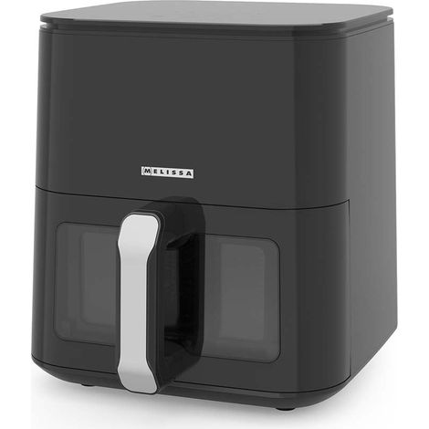 Friggitrice ad aria digitale XL, 5 l, timer da 60 minuti, 8 preimpostazioni, nera