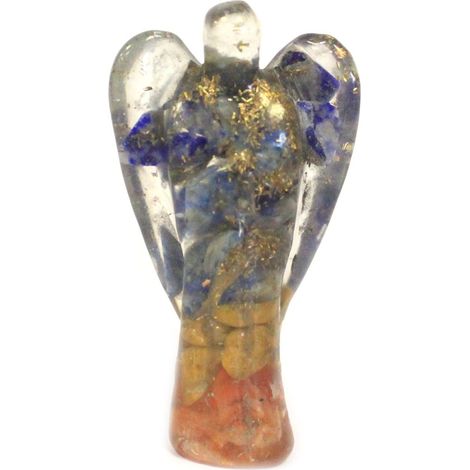 Ange Orgonite 50mm - Gemchips & Cuivre- Vendu par 1 (1/3)