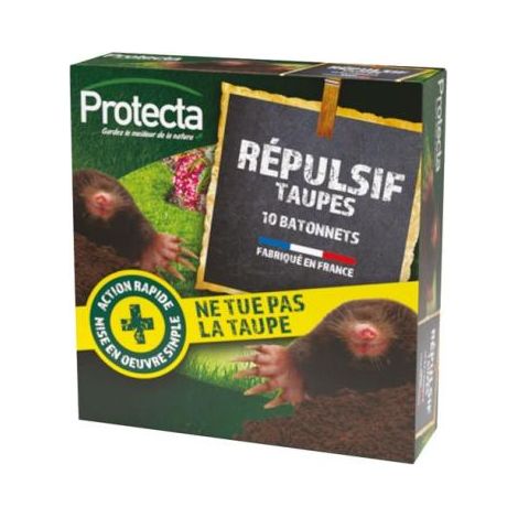 Taupes 10 Batonnets Repulsifs 80g - Protecta