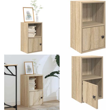 Libreria Rovere Sonoma 31x24x52 cm in Legno Multistrato - Libreria multistrato - Libreria per libri