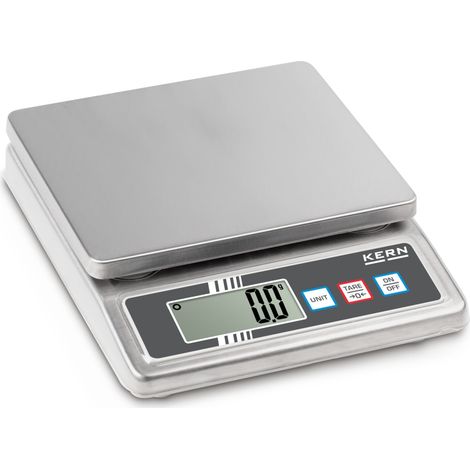 Kern Tischwaage FOB 5K-3NS+C kalibriert, Wägebereich 5000 g, Ablesbarkeit 1 g (1/2)