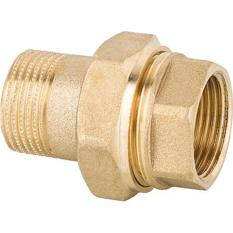 Raccord laiton DN20 (3/4") fem.x male joint conique PN10