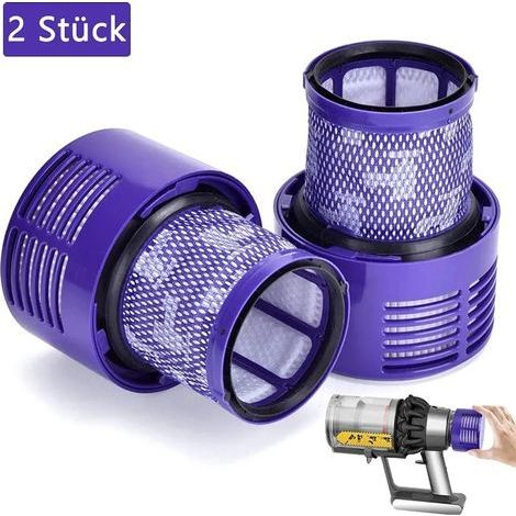 2 filtres HEPA / pré-moteur lavables pour Dyson Cyclone V10 Absolute/Pro/Extra/Extra Pro, SV12 (1/5)