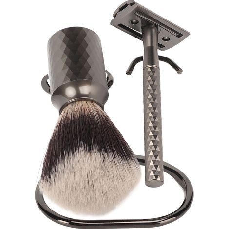Manchon de coupe barbe manuel sans lame, pour une taille précise et sécurisée à double tranchant (1/5)