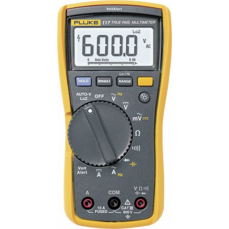 Fluke 117 Hand-Multimeter kalibriert (ISO) digital CAT III 600 V Anzeige (Counts): 6000 (1/3)