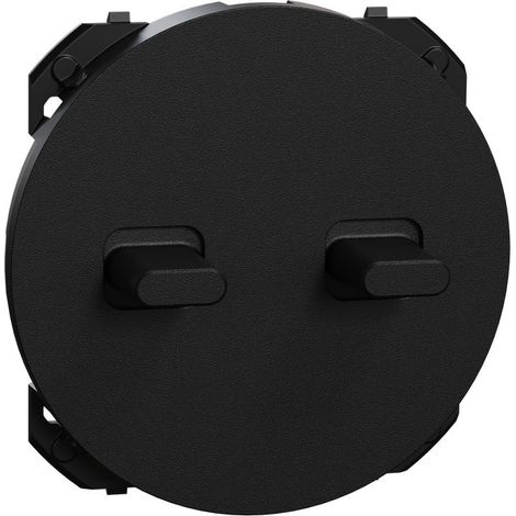Enjoliveur noir commande double à levier Odace (S949211) (1/3)