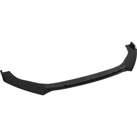 Dreiteilige Frontstoßstangenlippe, Ersatz für MK7 MK7.5 GTD R 2013–2020, glänzend schwarz (1/5)