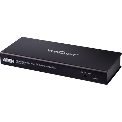 ATEN VC880-AT-G extension audio/video Répéteur AV Noir (1/5)