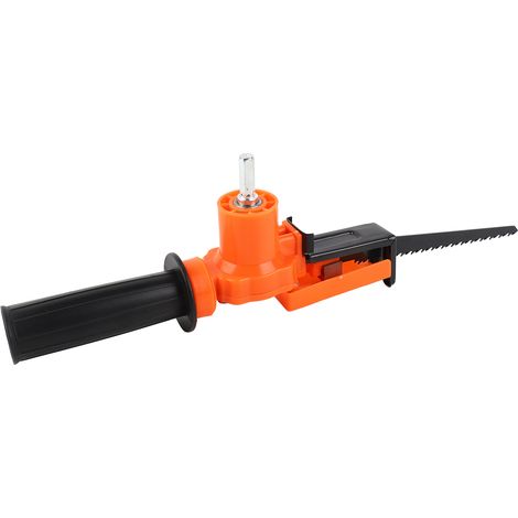 Perceuse électrique pratique pour la maison, scie électrique modifiée, scie sauteuse électrique, perceuse portable transformée en scie sabre, outil de coupe pour le travail du bois (1/5)