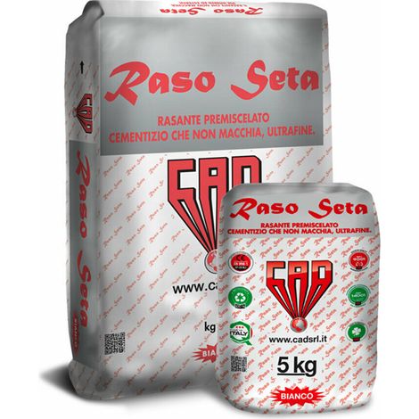 Rasante Bianco Raso seta il Rasante che non Macchia per Esterni ed Interni – da 5 Kg (1/2)