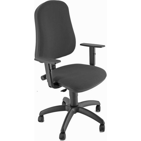 Silla operativa volga simpel negra reposabrazos ajustables unisit sicp/brf/en (1/2)