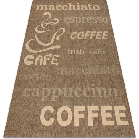 TEPPICH SIZAL FLOORLUX 20221 coffe / mais brown 160x230 cm