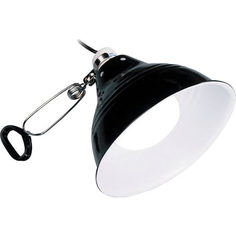 Exoterra Glow Light - Portalampada in Porcellana con Morsetto - Modello: L (1/3)