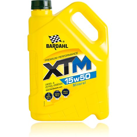 Huile 15w50 Minérale XTM - 5 L - BARDAHL