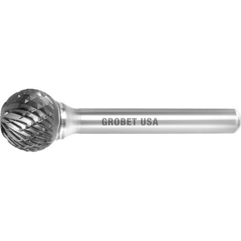FRESAS ROTATIVAS M/DURO ESFERICA P/ACERO DTE.ALTERNO 3.0 MM. MANGO 3 MM.