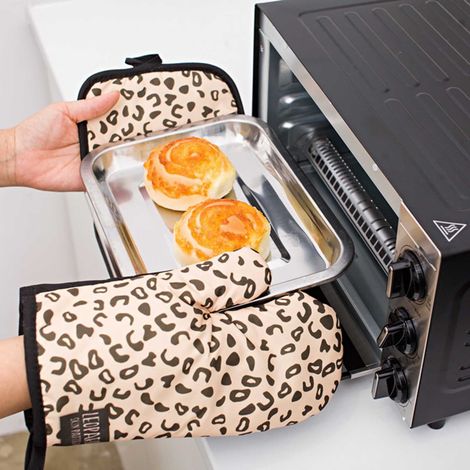 Gant De Cuisine - Gant Anti-brûlure Épais - Pour Four Et Micro-ondes - Idéal En Cuisine Maison Ou Pâtisserie - 1 Pièce (1/4)