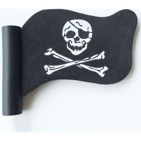 Décoration Antenne Voiture - Drapeau Pirate - En EVA - Pour Antenne Standard - 1 Pièce (1/5)
