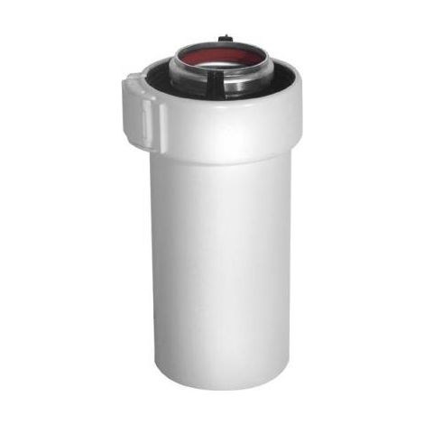 Conduit ALU/PVC Ø60/100 L 500mm- UBBINK - 227351 (1/2)