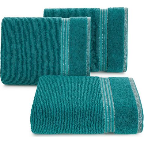 Asciugamano 30x50 Filon 10 turchese 530g/m2 Eurofirany (1/4)