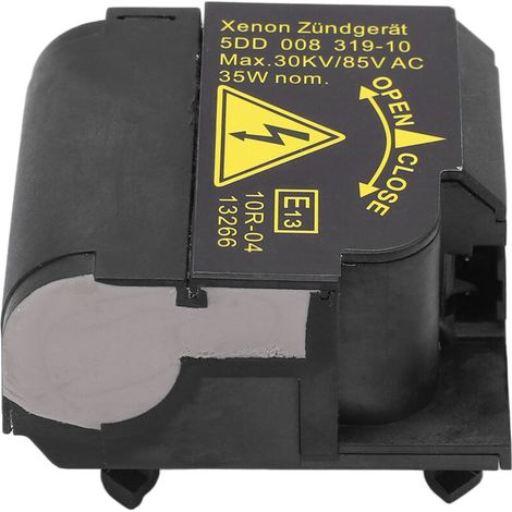 Modulo di accensione fari allo xeno C2S15080 di ricambio per Serie 5 E60 525i M54 2004-2005 Nero 5DD008319-10-Crezuo