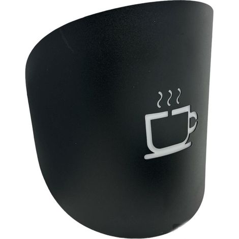 Applique a parete con raffigurazione tazza del caffè lampada attacco g9 illuminazione casa caffetteria nero (1/5)