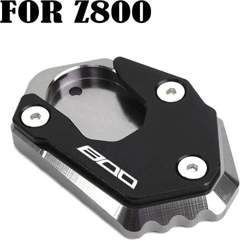 (Gris-800) Compatible pour Kawasaki Z900 Z650 Z800 Z900RS 2016-2024 Moto CNC Béquille Agrandisseur de pied Support latéral Extension Pad Z 900 rs 800 650 maxpower (1/4)