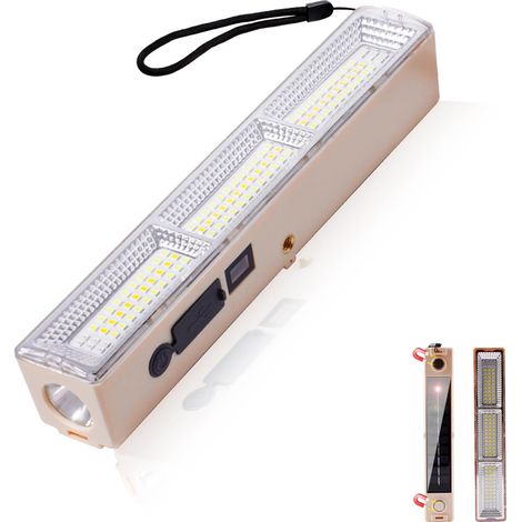 Lampe de camping magnétique Lumière de tente extérieure USB Rechargeable Accessoires de camping Portable Baladeuse LED pour Garage Camping, Pêche (1/5)