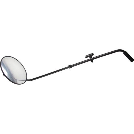Miroir d'inspection sous véhicule avec poignée télescopique éclairée, angle réglable et loupe, outil de sécurité pour véhicule (1/5)