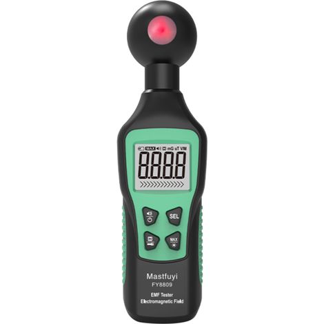 Digitales elektromagnetisches Feldmessgerät FY8809, Strahlungsdetektor mit hintergrundbeleuchtetem LCD-Display