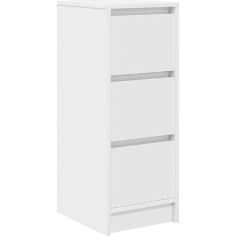 Maison Exclusive - Credenza Bianca 29,5x34x76 cm in Legno Multistrato