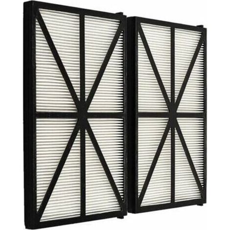 Lot de 2 Panneaux Filtres pour Robot Tiger Shark - RCX70101PAK2 - Noir,